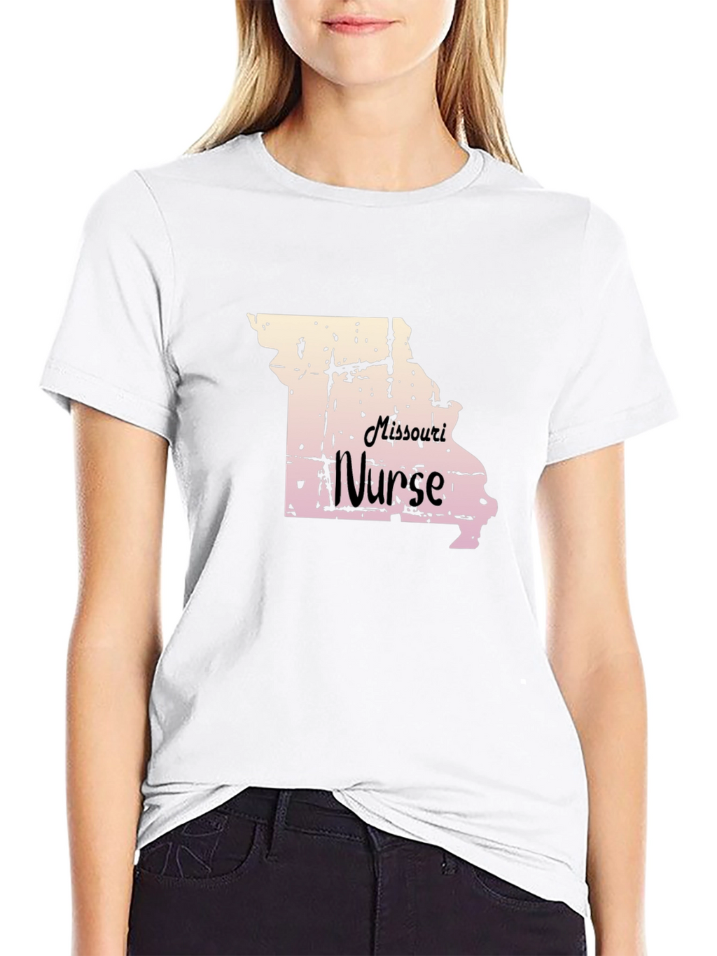 Missouri Nurse Graphic T-Shirt