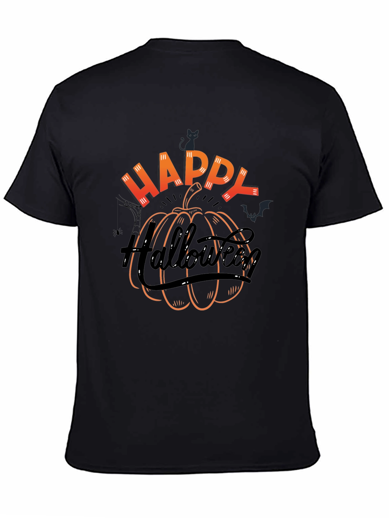 Happy Halloween Pumpkin Graphic T-Shirt