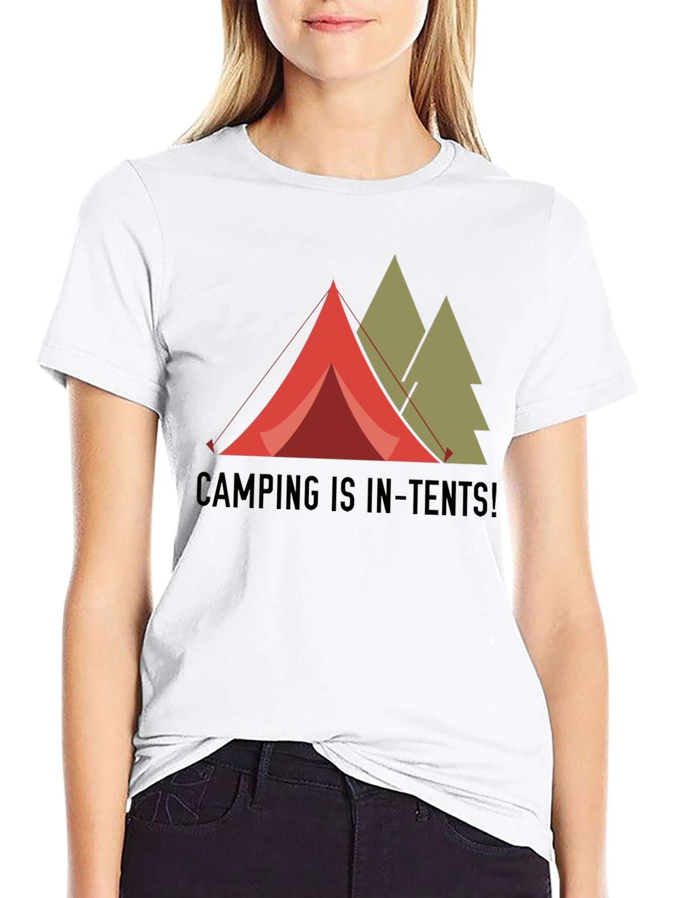 Camping is In-Tents! Graphic T-Shirt