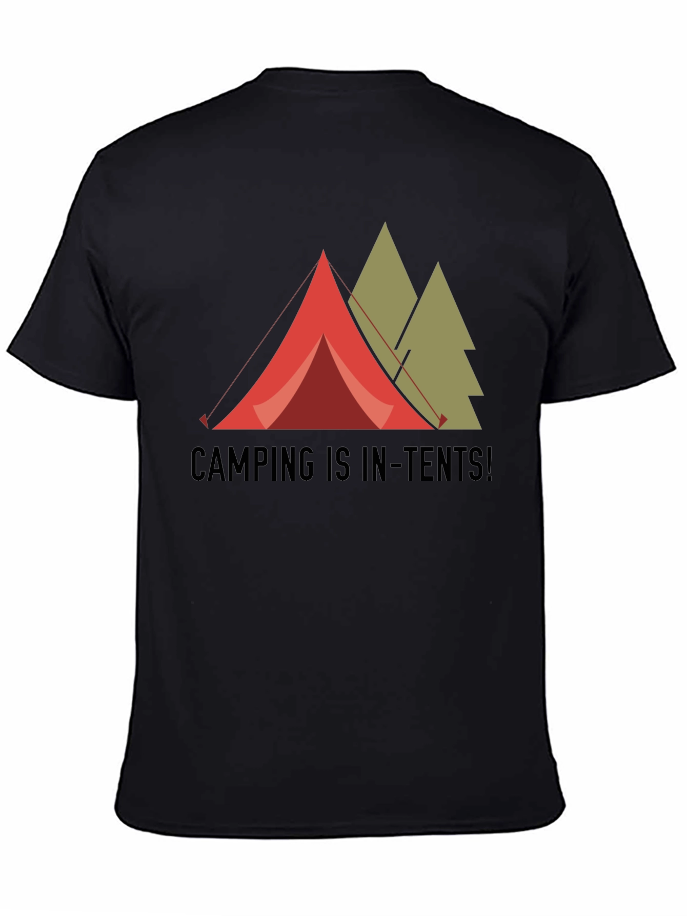 Camping is In-Tents! Graphic T-Shirt