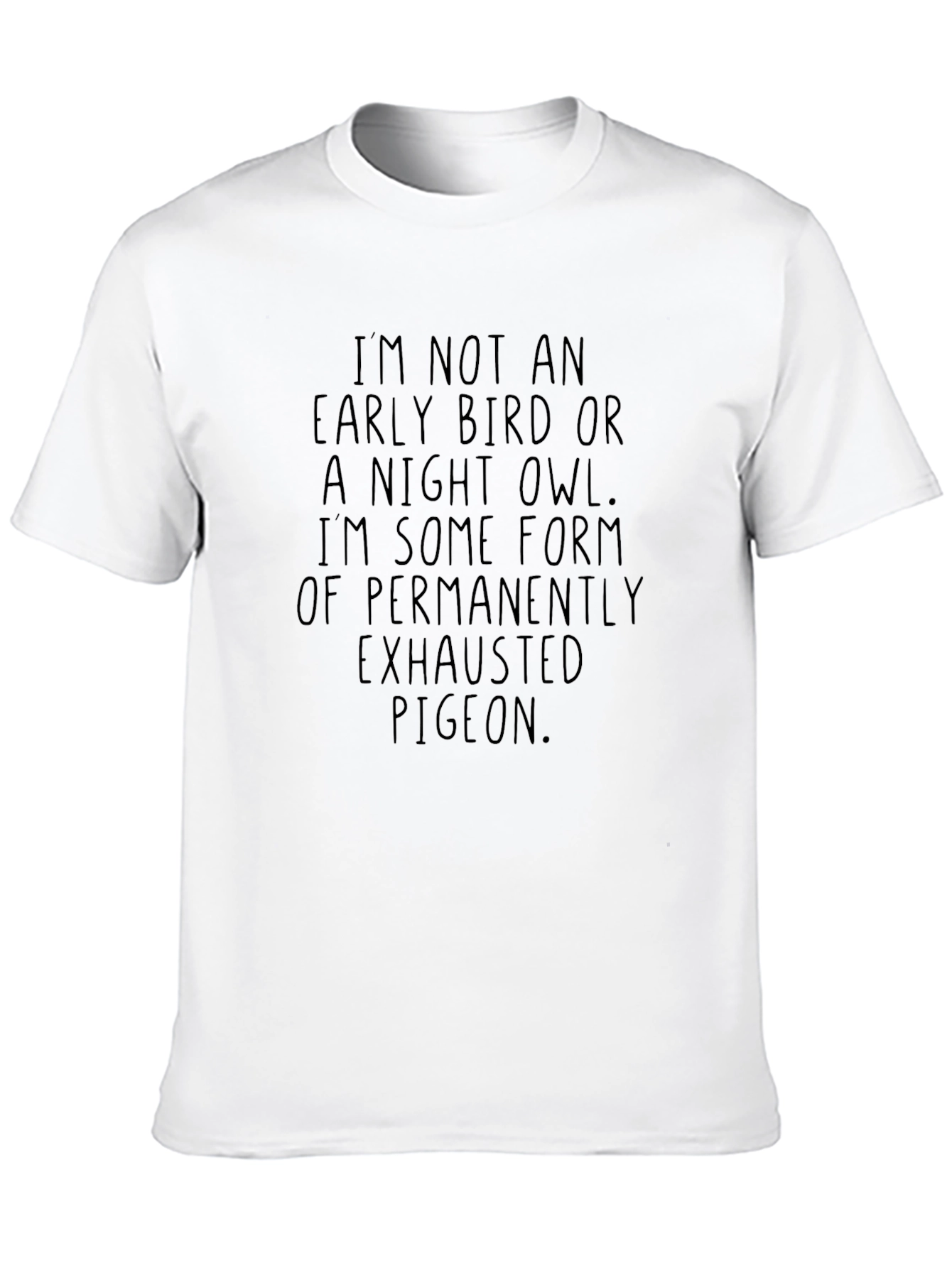 Exhausted Pigeon Graphic T-Shirt