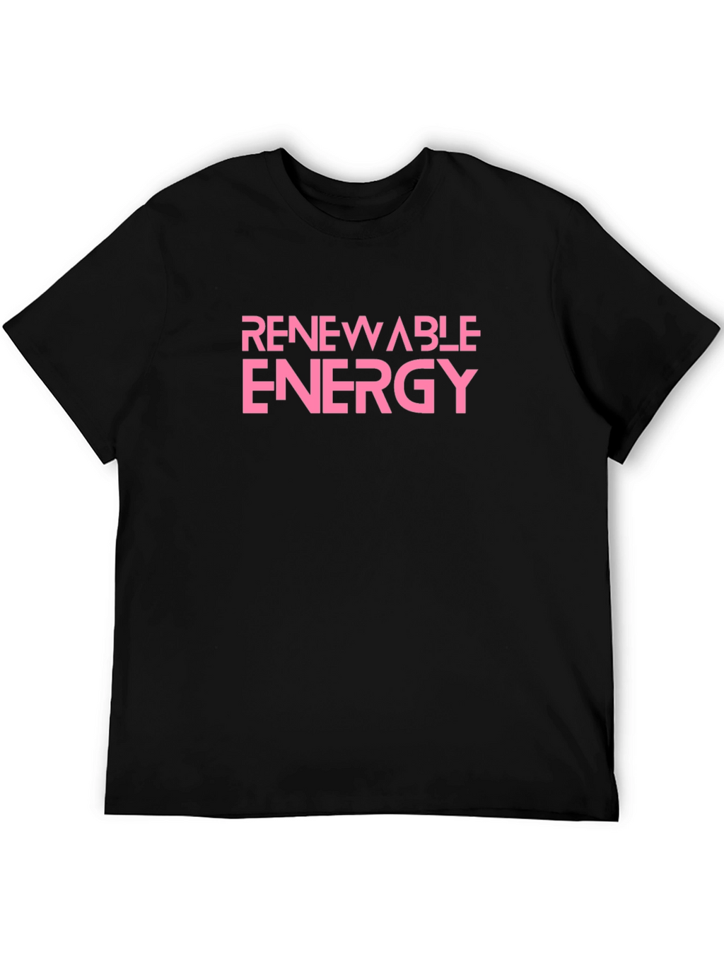 Renewable Energy T-Shirt - Black Cotton Tee