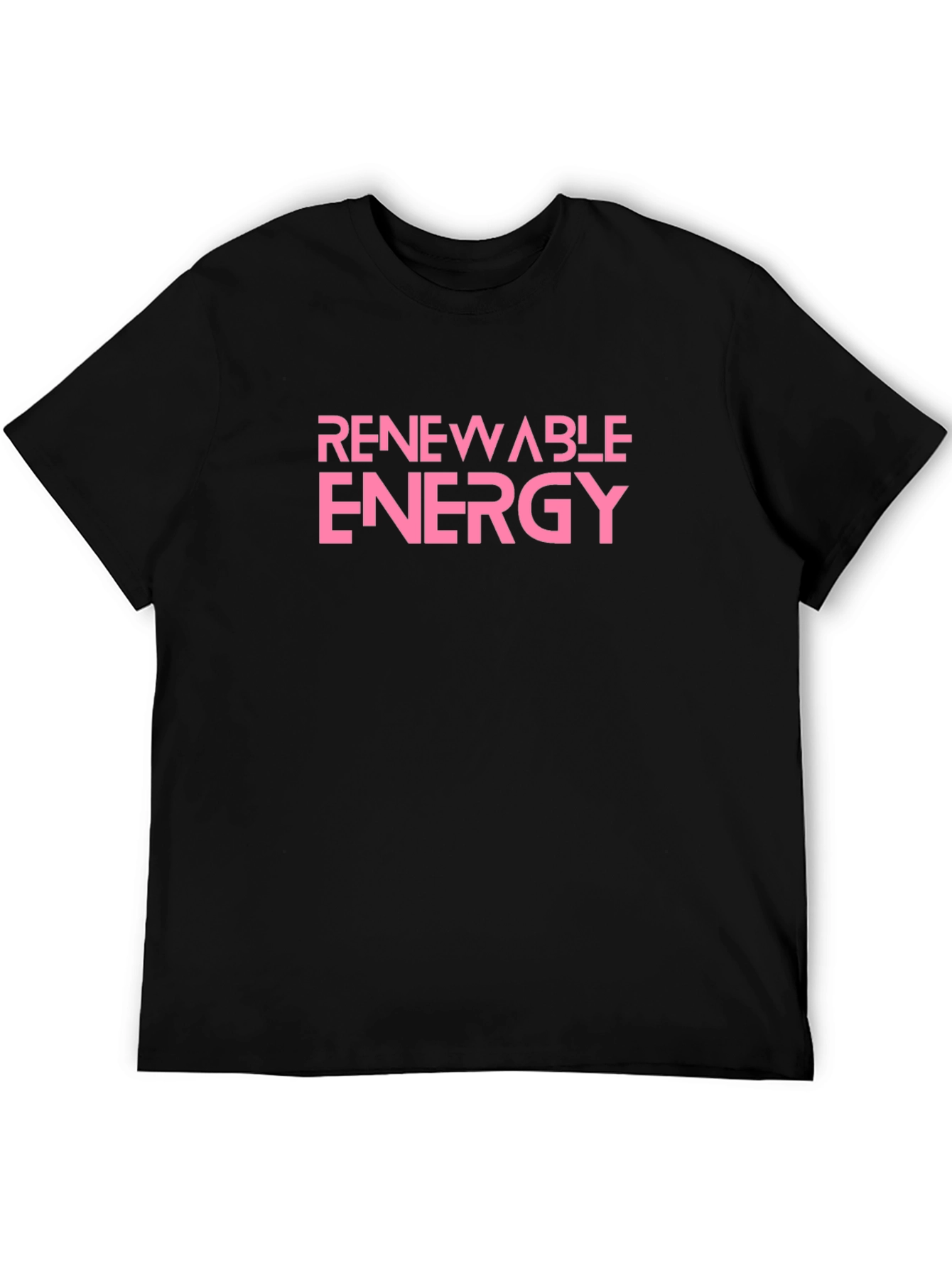 Renewable Energy T-Shirt - Black Cotton Tee