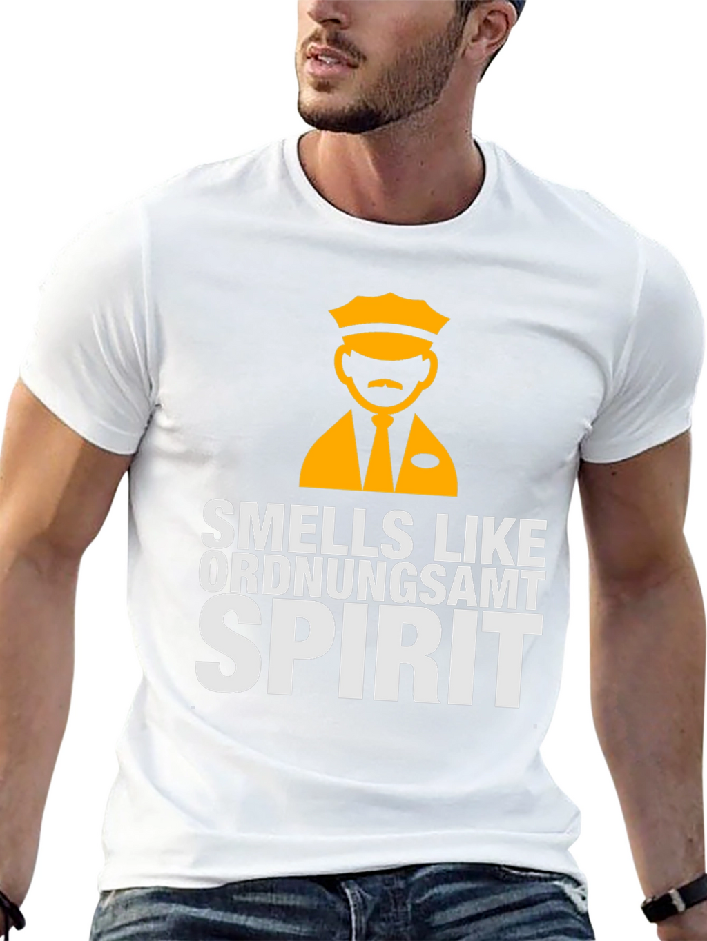 Smells Like Ordnungsamt Spirit Black T-Shirt