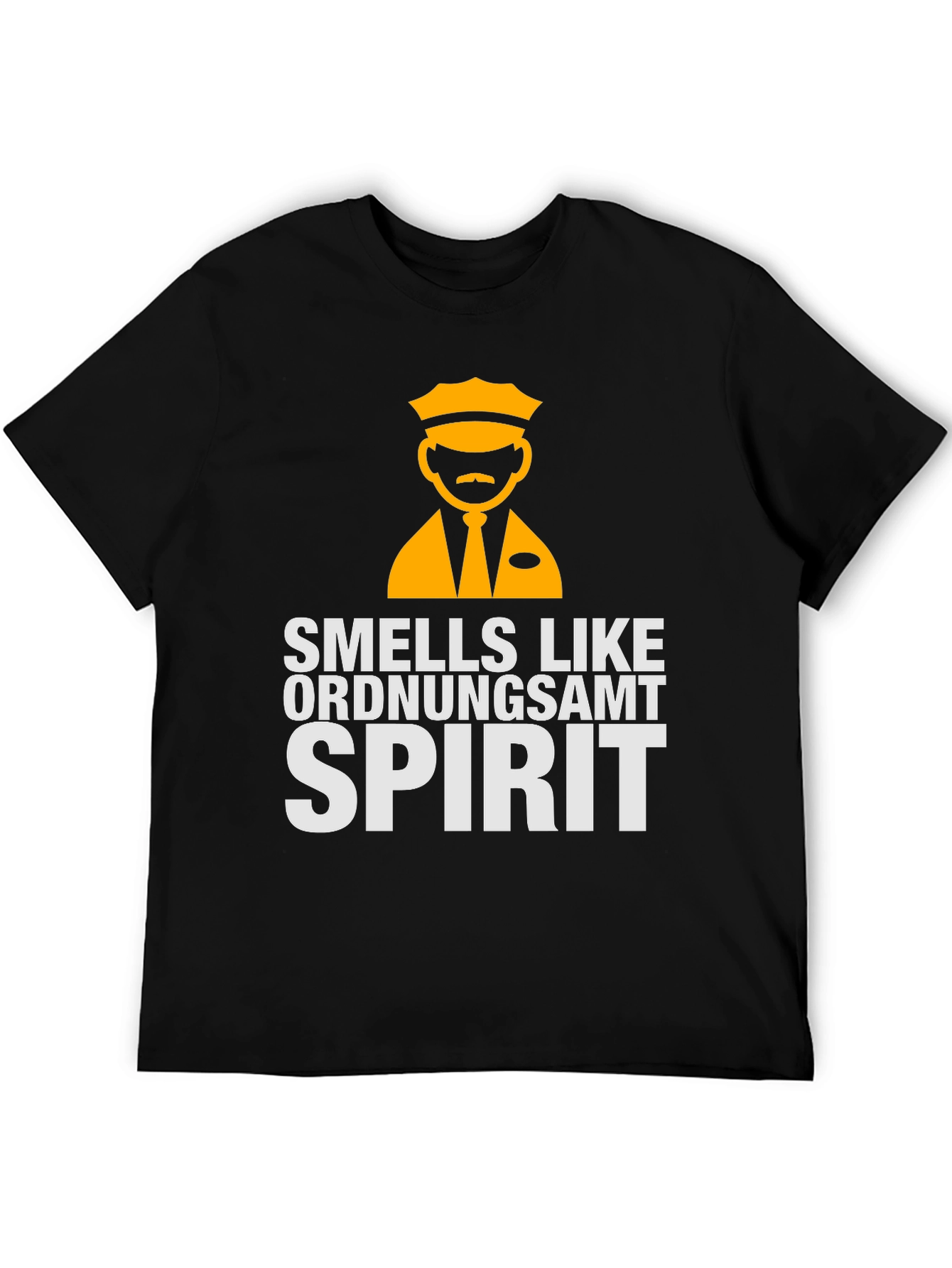 Smells Like Ordnungsamt Spirit Black T-Shirt