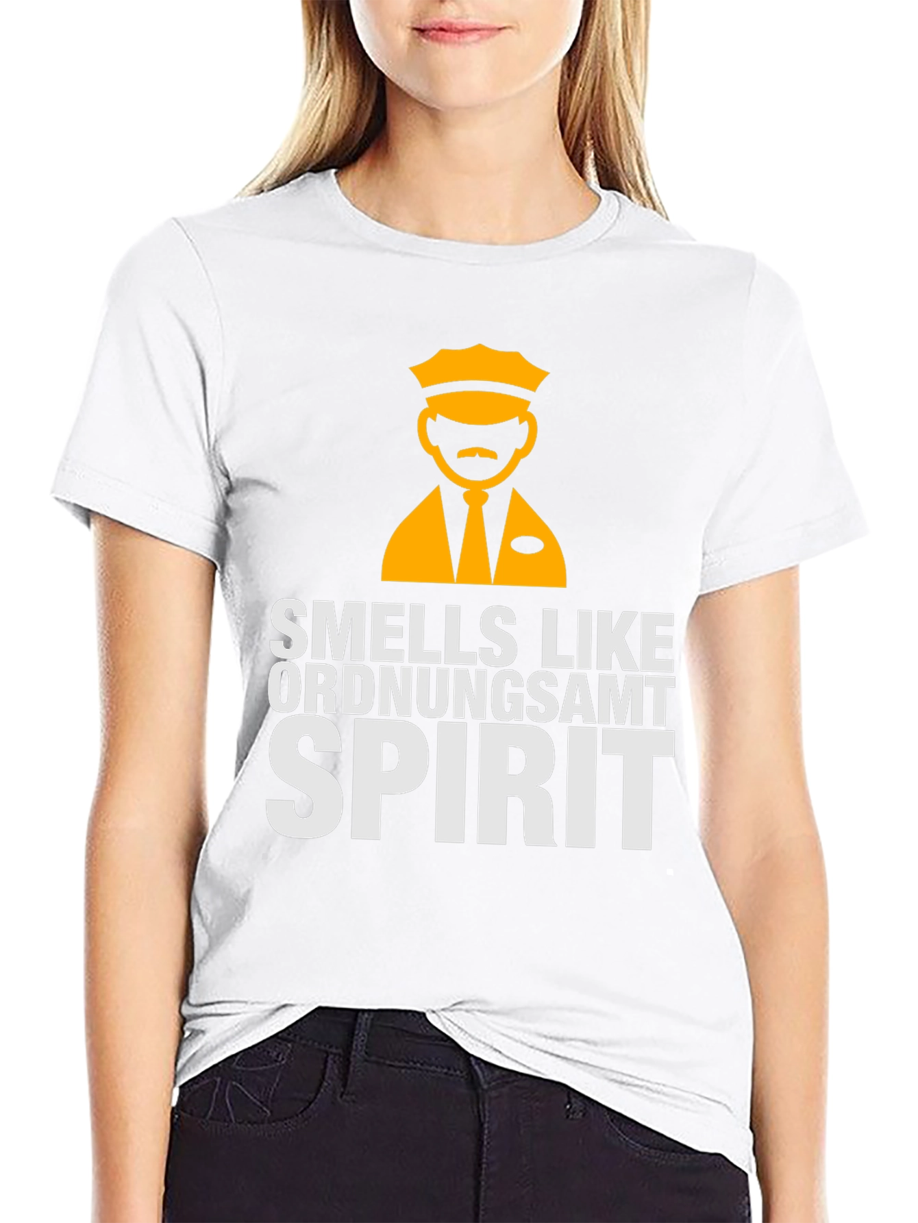 Smells Like Ordnungsamt Spirit Black T-Shirt