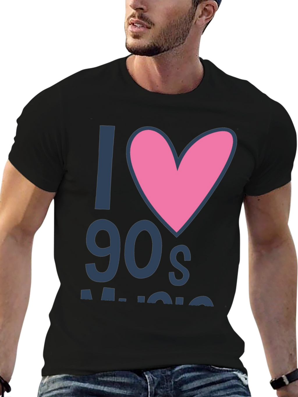 I Love 90s Music Graphic T-Shirt