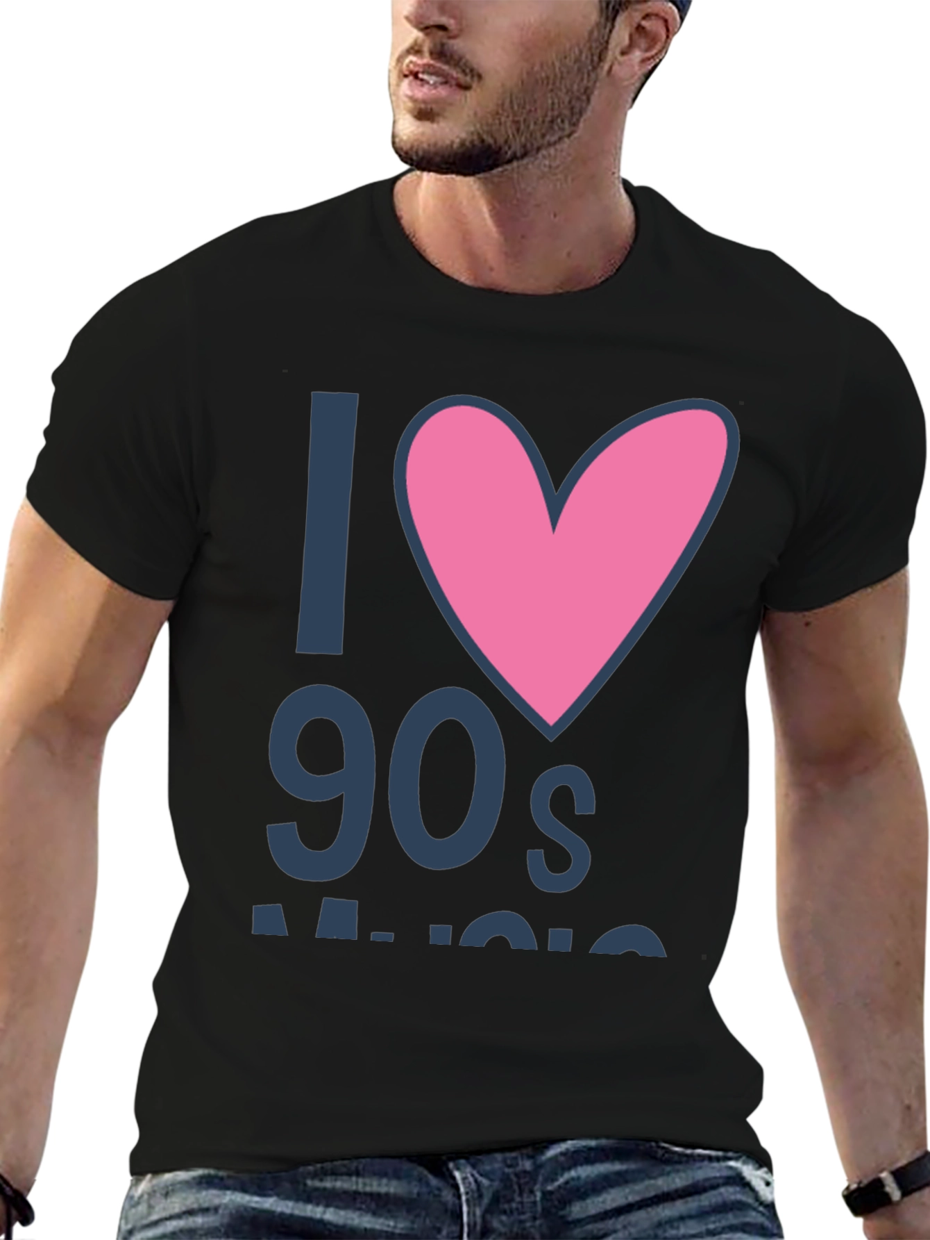 I Love 90s Music Graphic T-Shirt