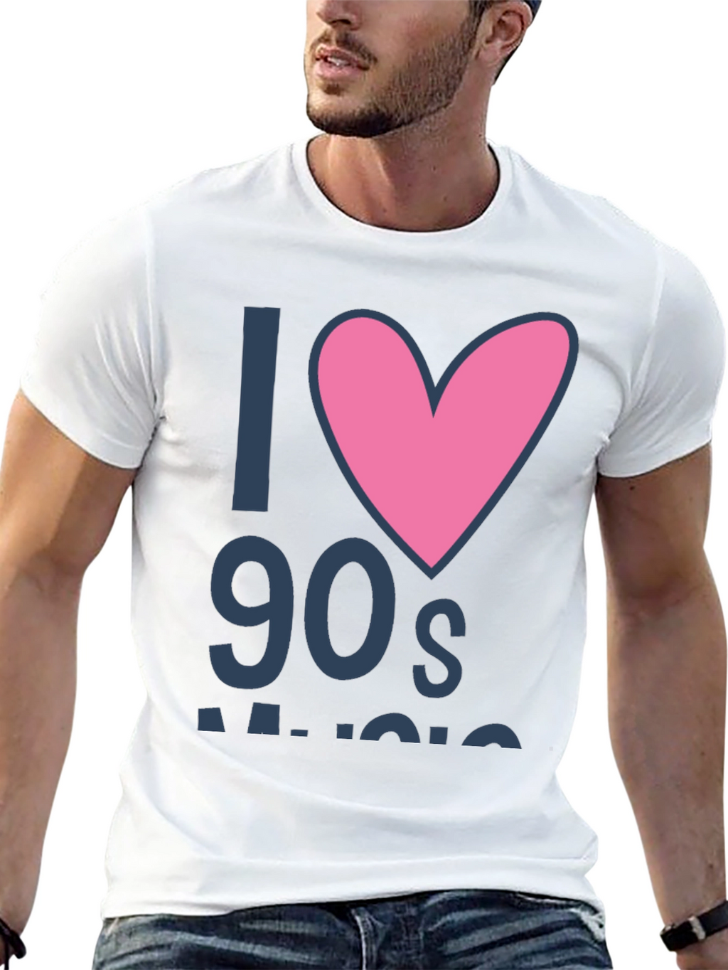 I Love 90s Music Graphic T-Shirt