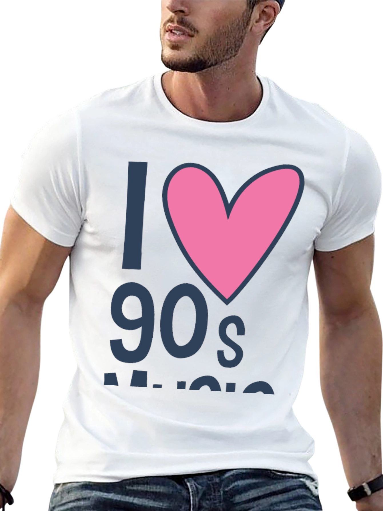 I Love 90s Music Graphic T-Shirt