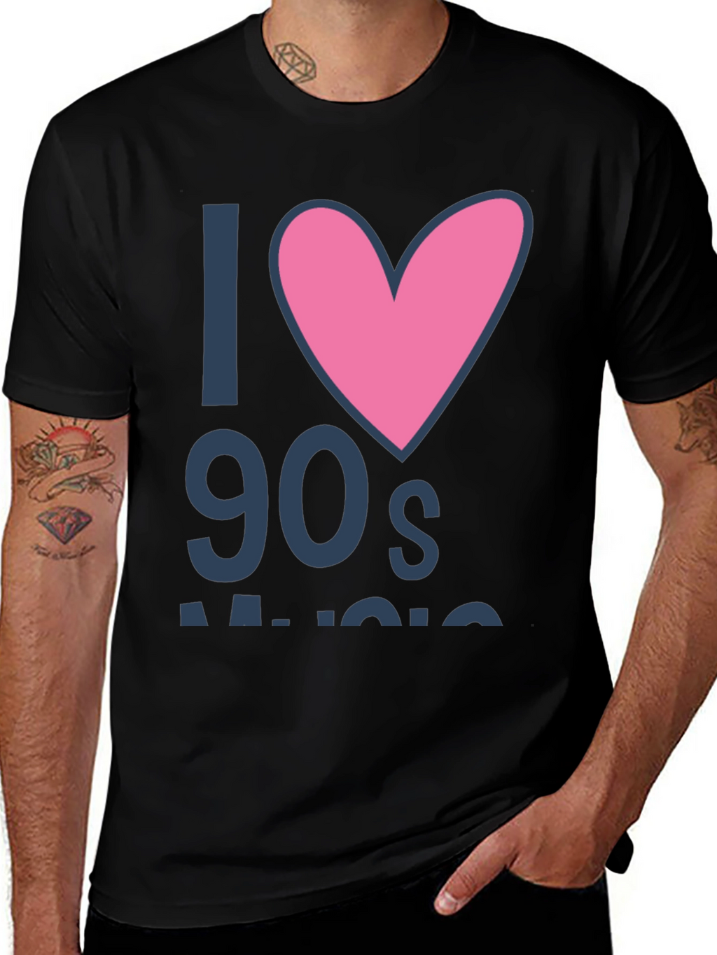 I Love 90s Music Graphic T-Shirt