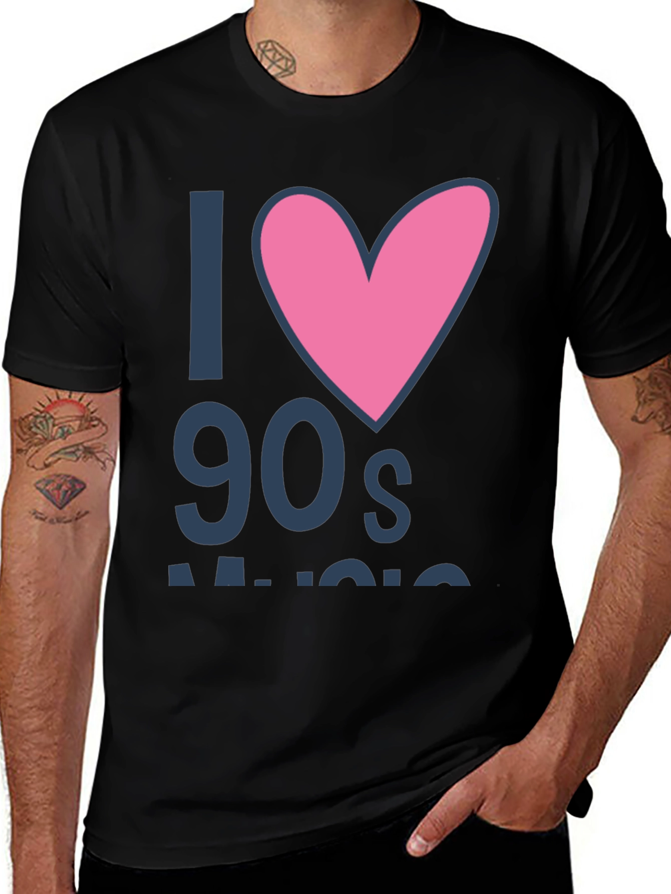 I Love 90s Music Graphic T-Shirt