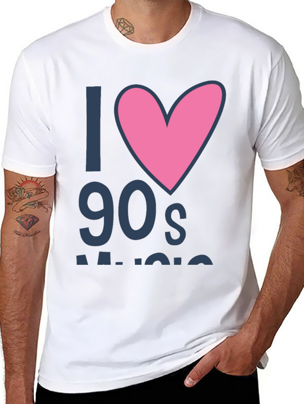 I Love 90s Music Graphic T-Shirt