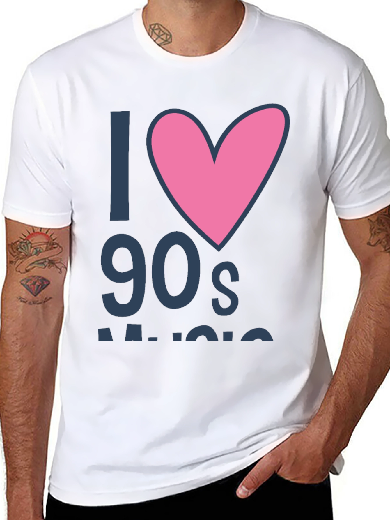 I Love 90s Music Graphic T-Shirt