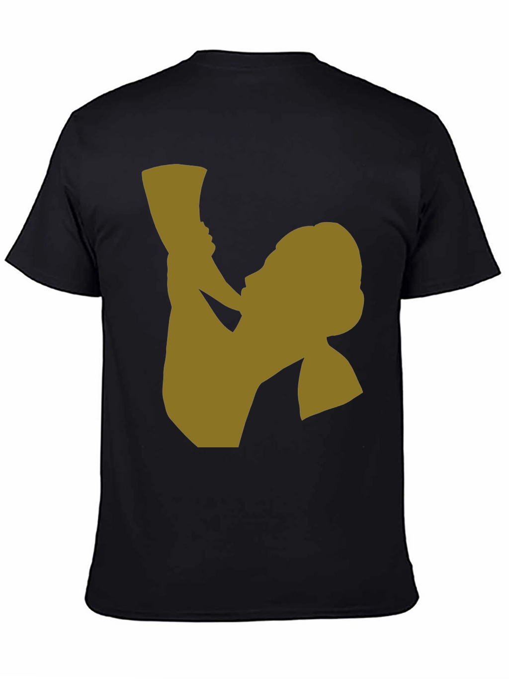Silhouette Graphic Tee - Black Cotton Blend