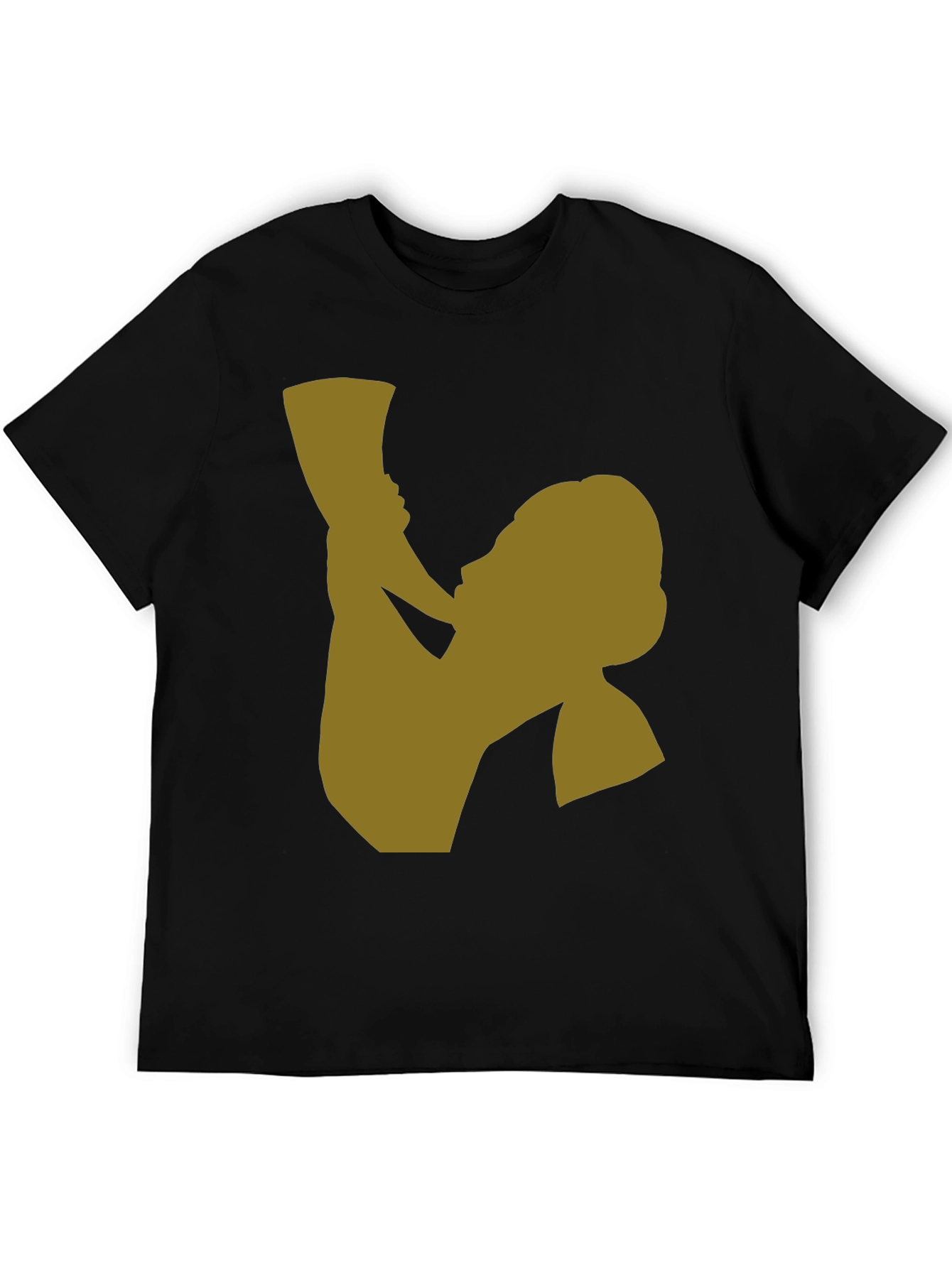 Silhouette Graphic Tee - Black Cotton Blend