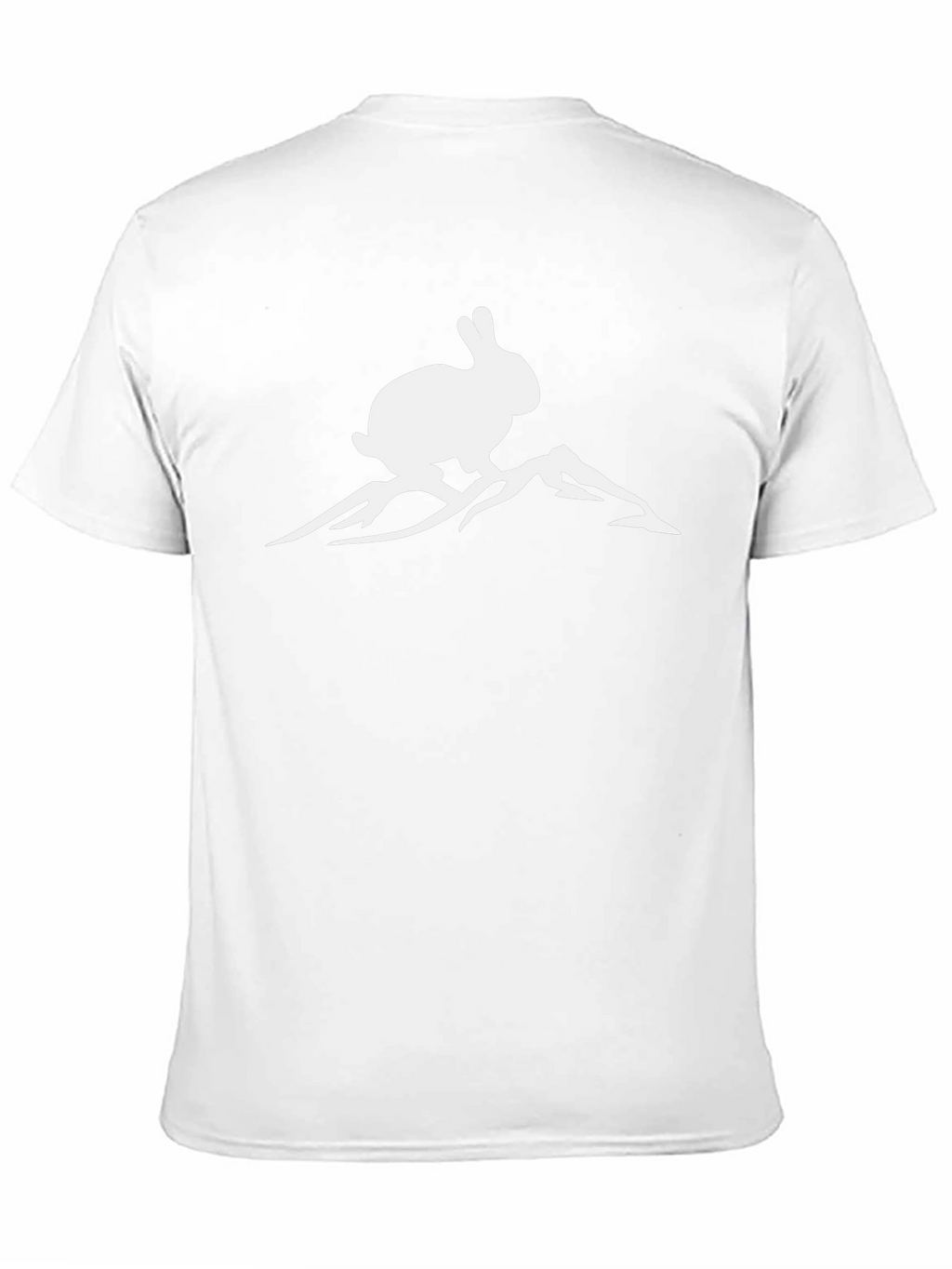 Rabbit Mountain Graphic Tee - Black Cotton T-Shirt