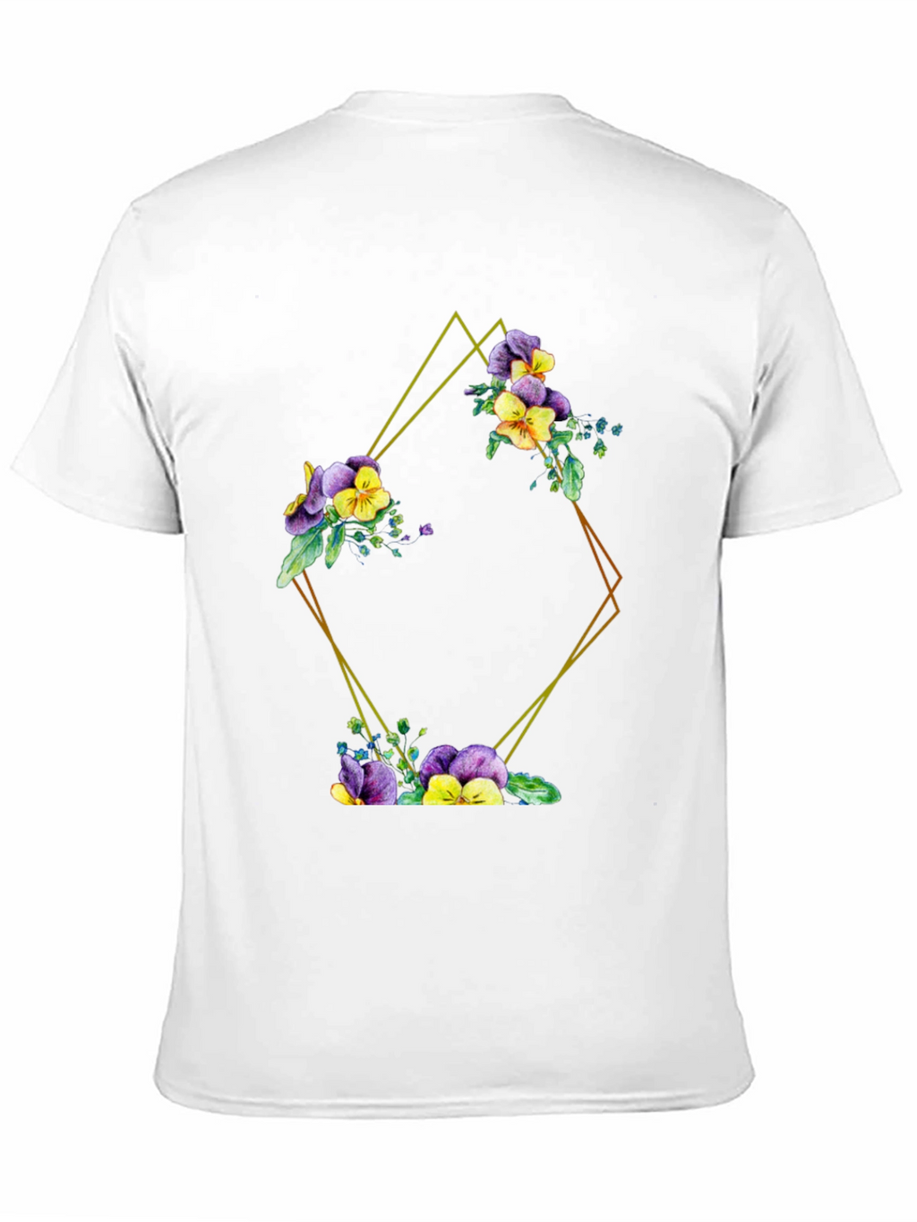Floral Diamond Graphic Tee - Stylish & Unique!
