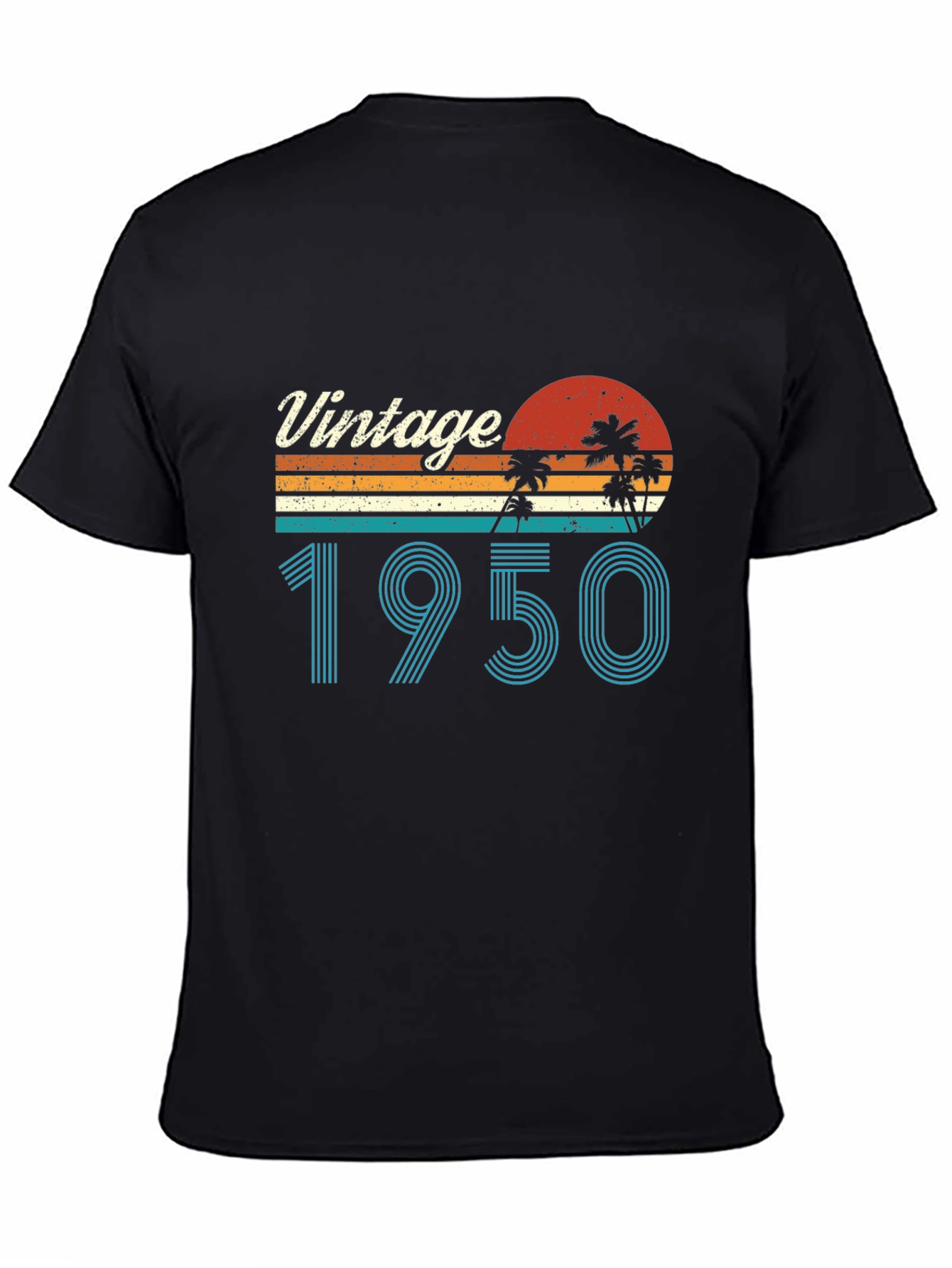 Vintage 1950 Palm Tree Graphic T-Shirt