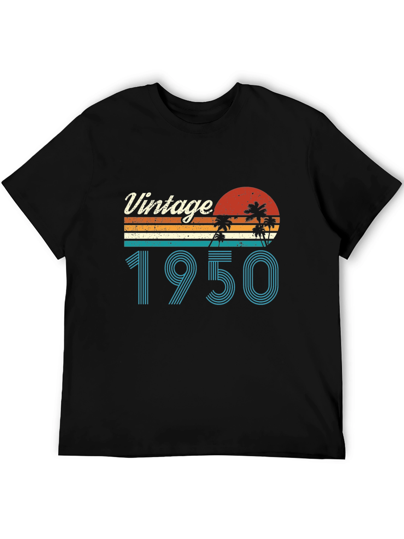 Vintage 1950 Palm Tree Graphic T-Shirt