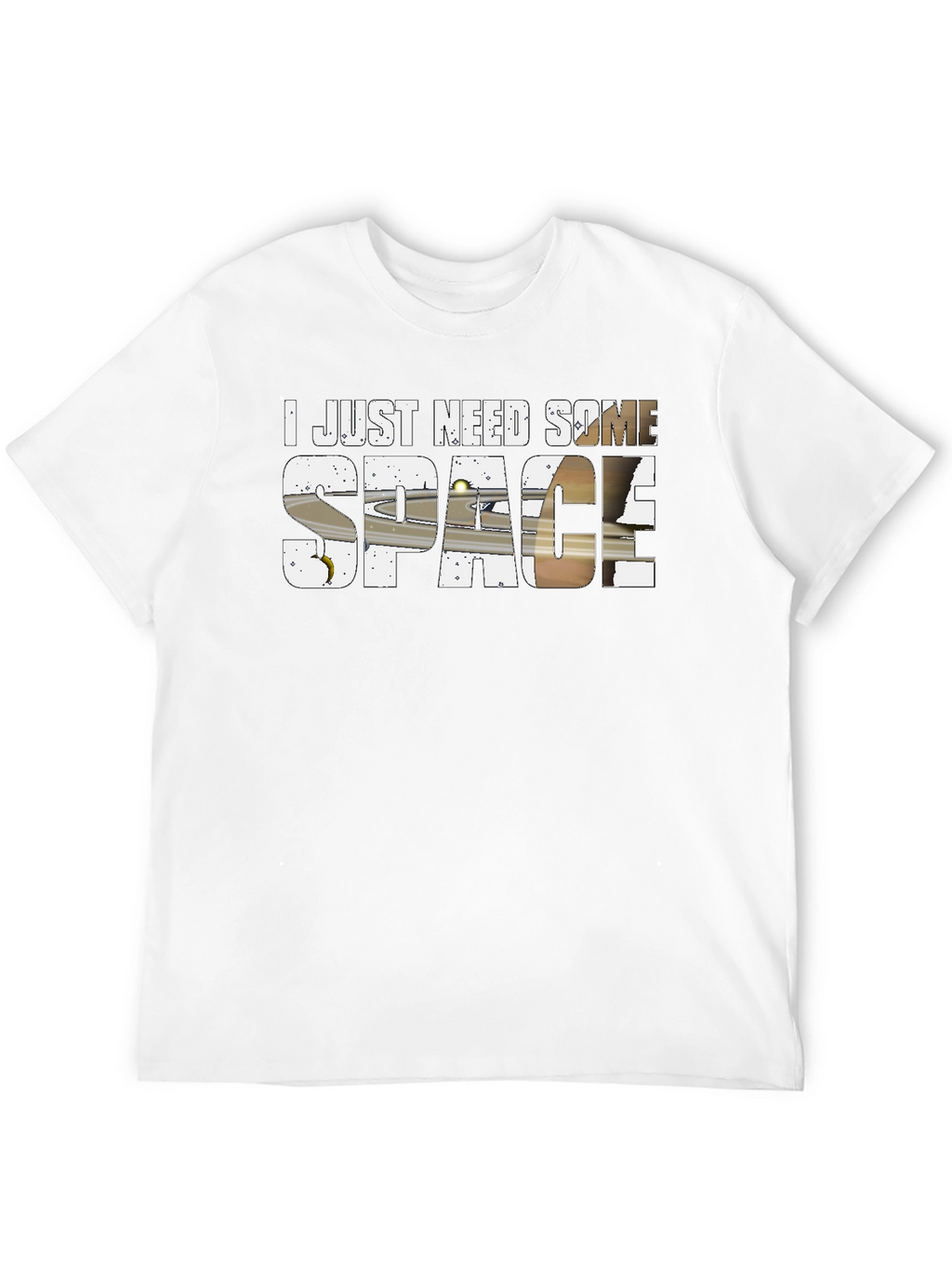 I Need Space Saturn Graphic T-Shirt