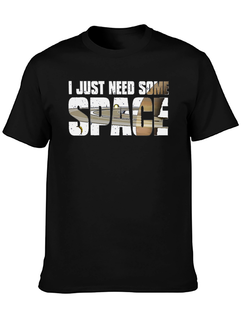 I Need Space Saturn Graphic T-Shirt