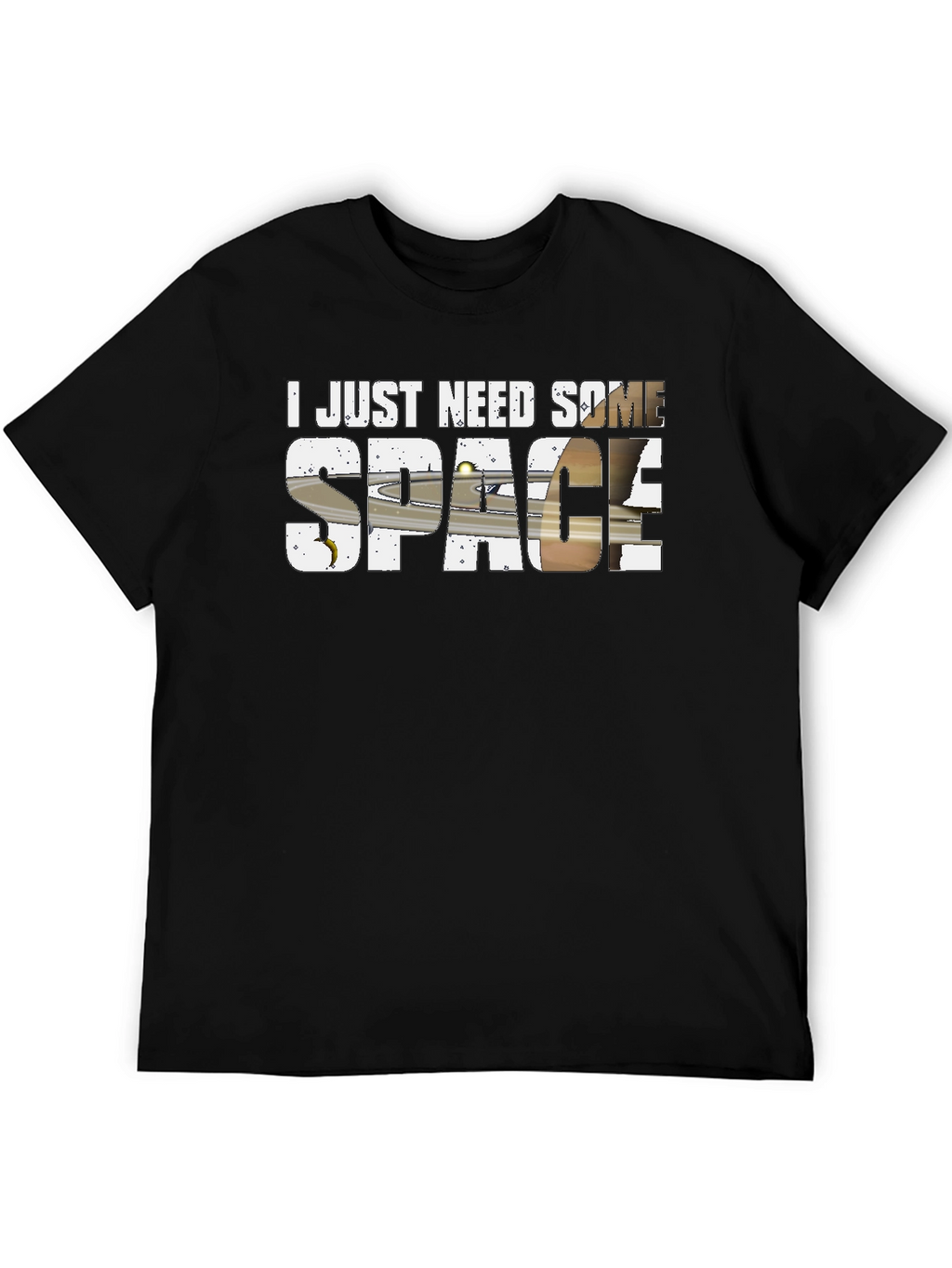 I Need Space Saturn Graphic T-Shirt