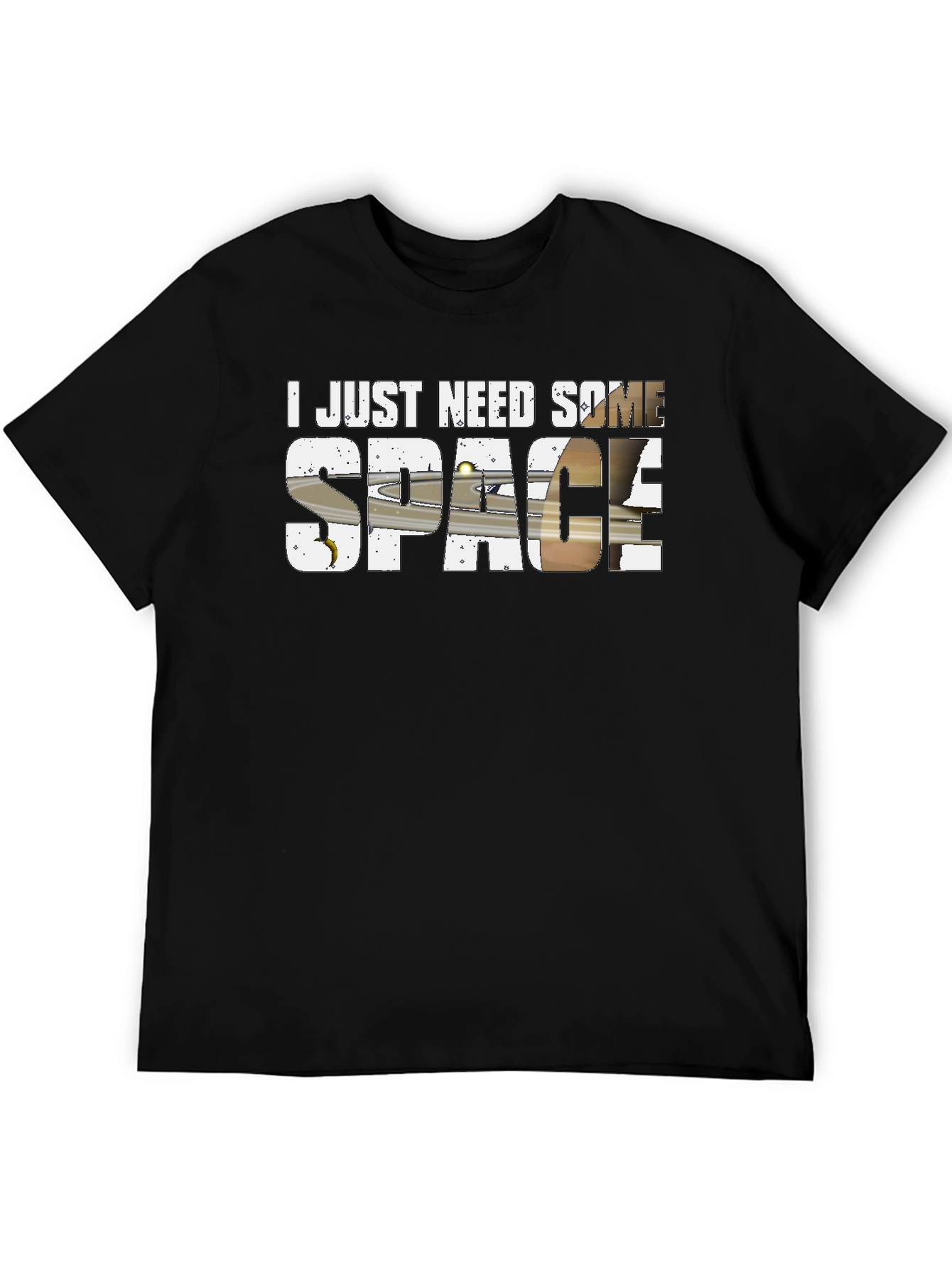 I Need Space Saturn Graphic T-Shirt