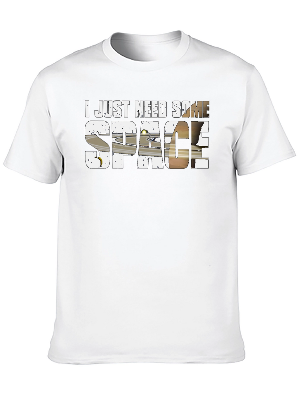 I Need Space Saturn Graphic T-Shirt