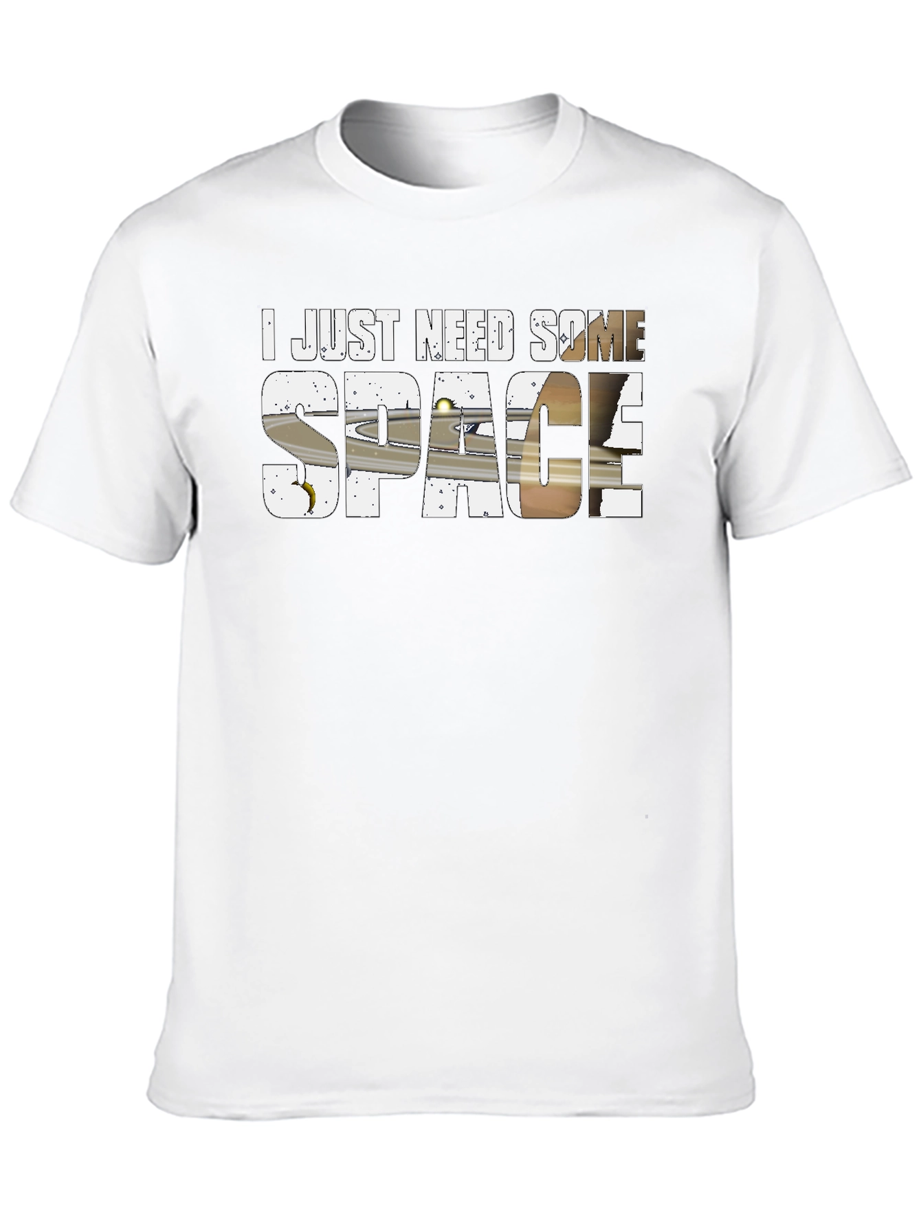I Need Space Saturn Graphic T-Shirt