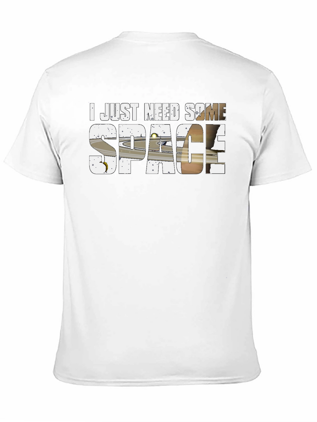 I Need Space Saturn Graphic T-Shirt