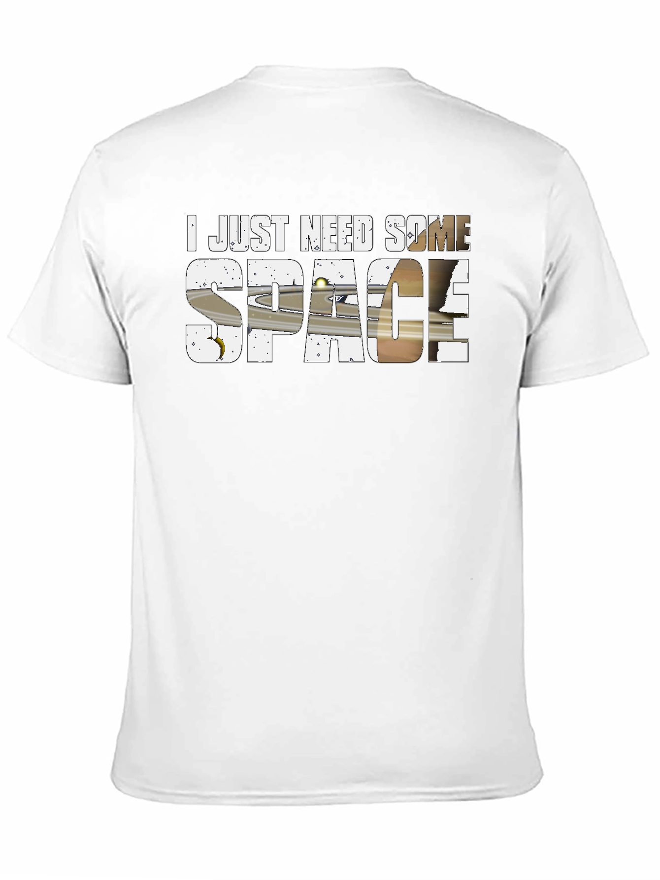 I Need Space Saturn Graphic T-Shirt