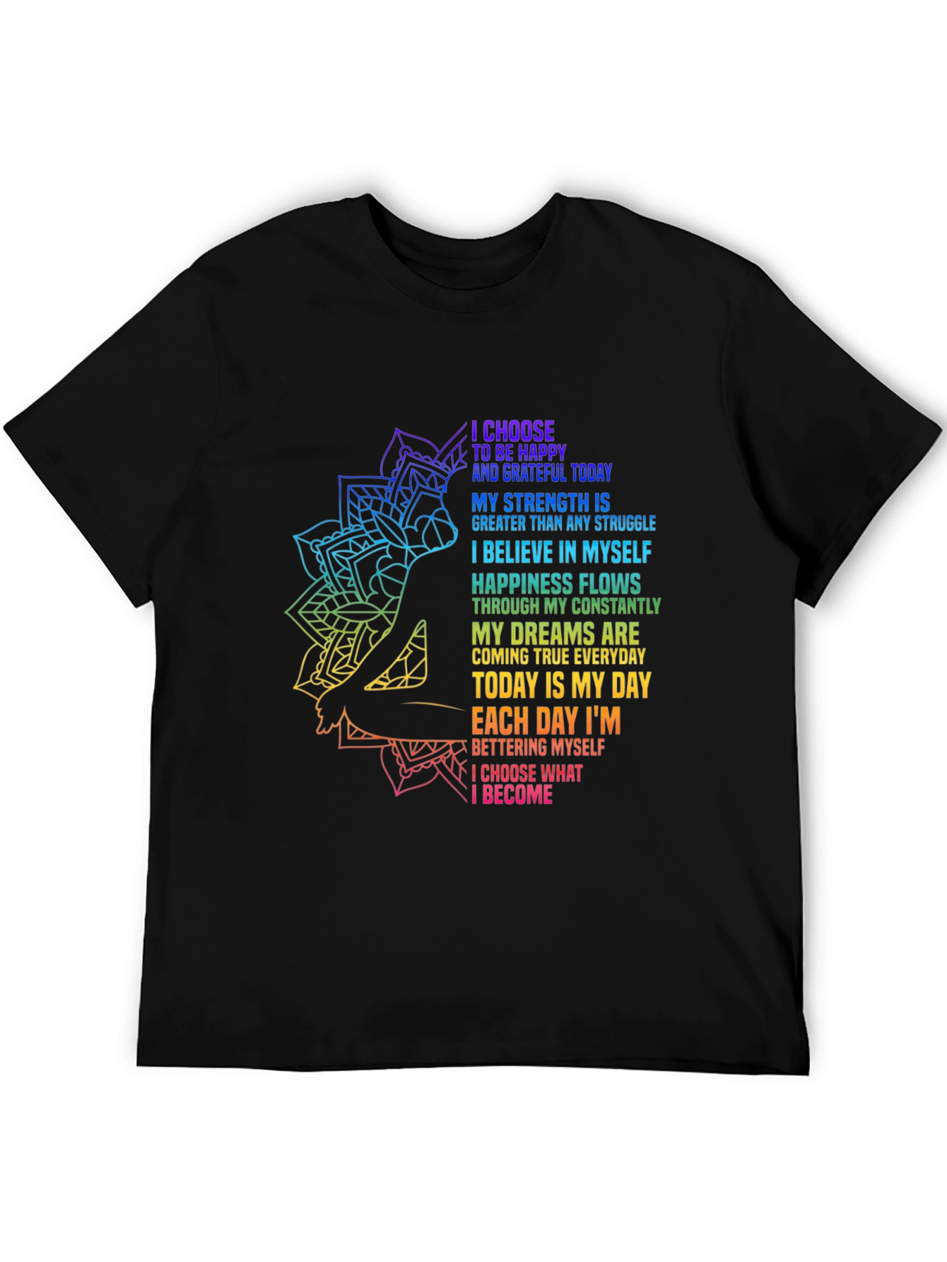 Inspirational Yoga Graphic T-Shirt