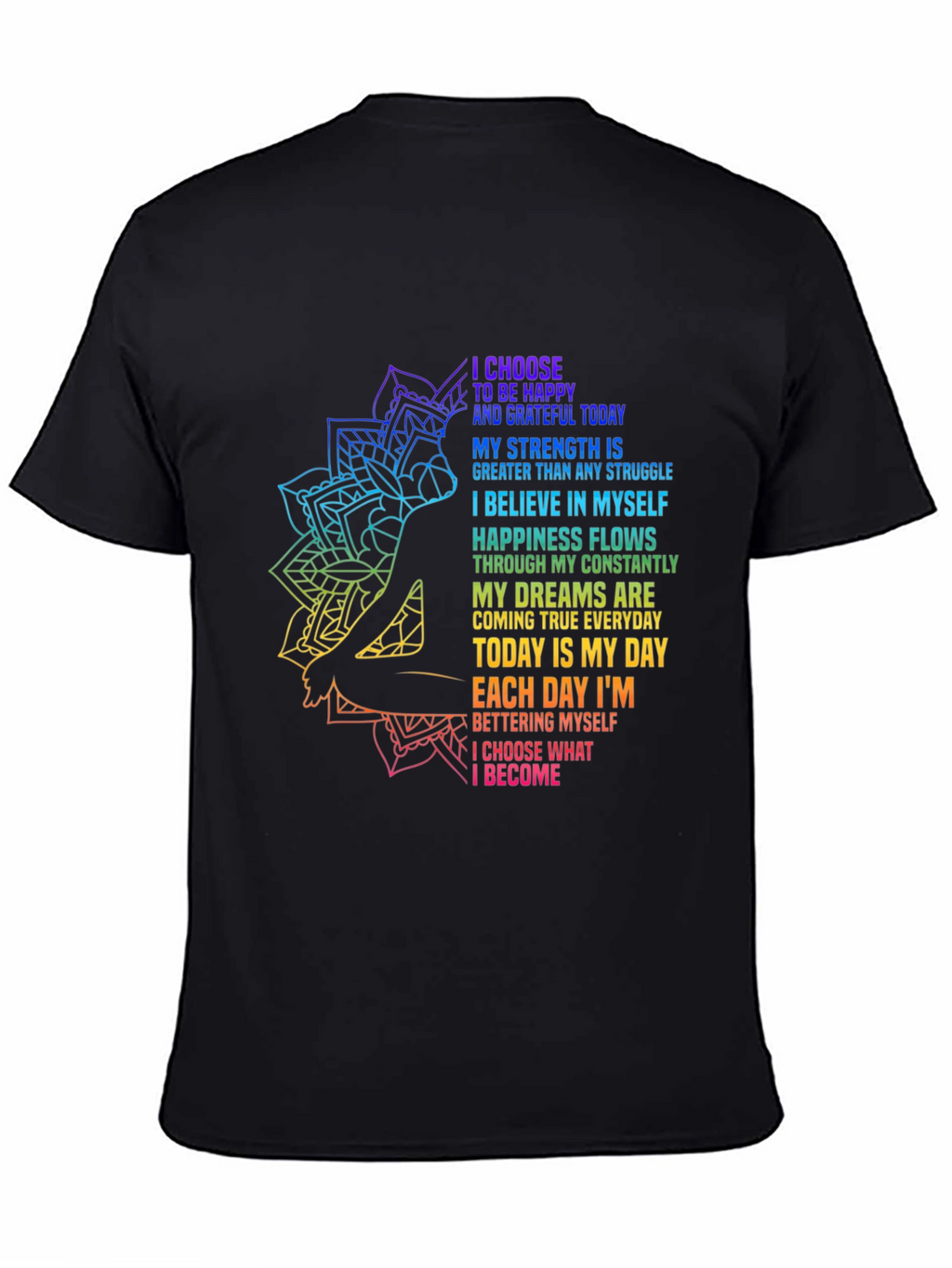 Inspirational Yoga Graphic T-Shirt