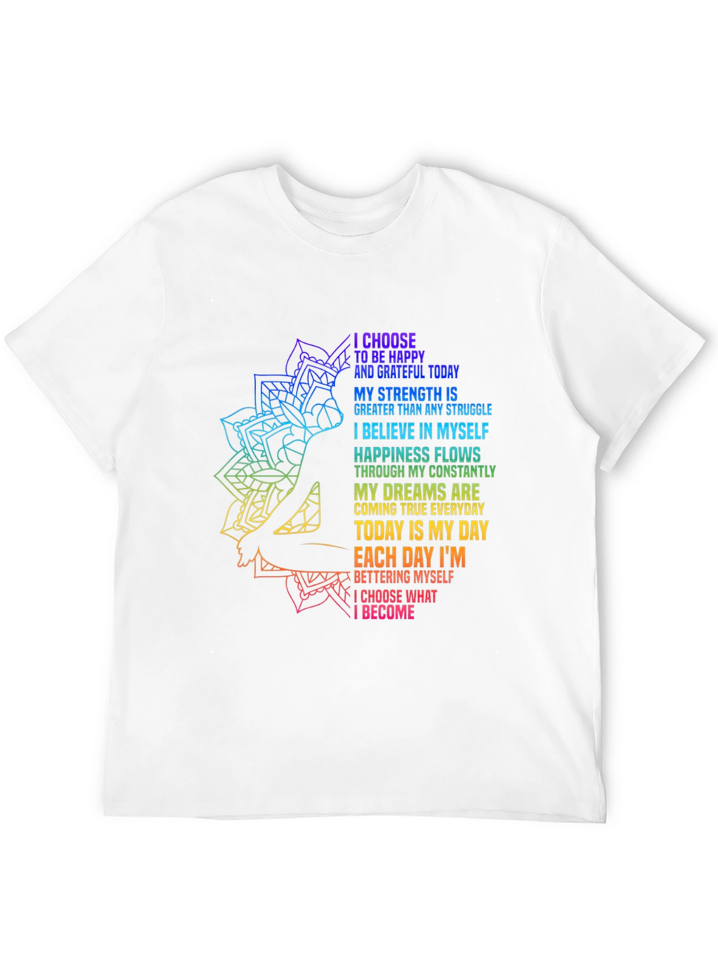 Inspirational Yoga Graphic T-Shirt