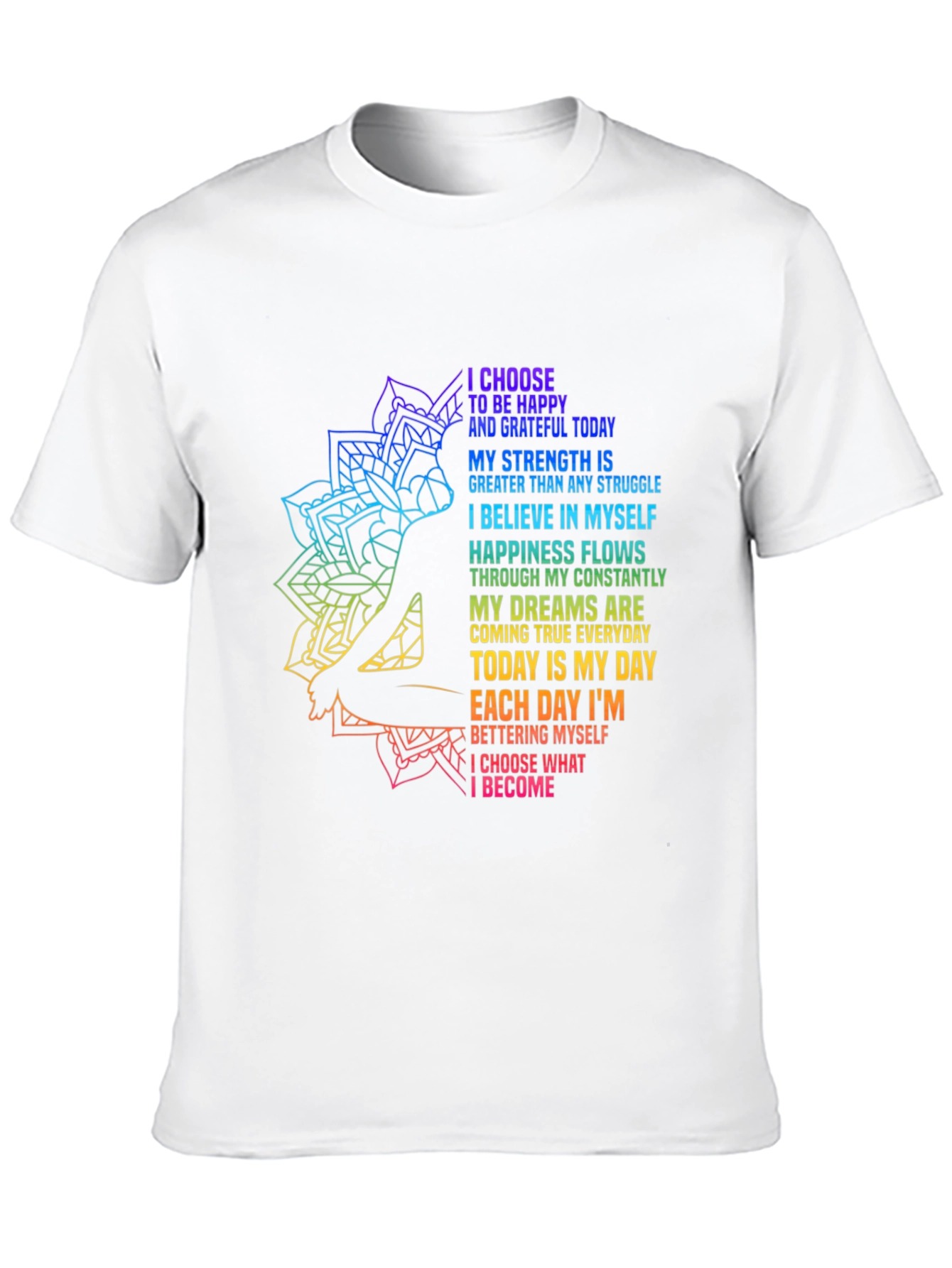 Inspirational Yoga Graphic T-Shirt