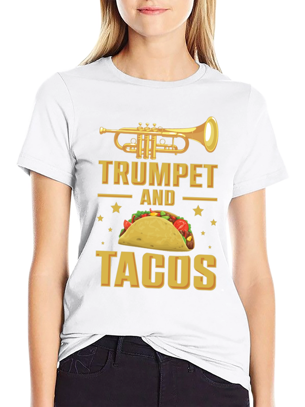 Trumpet and Tacos Graphic Tee