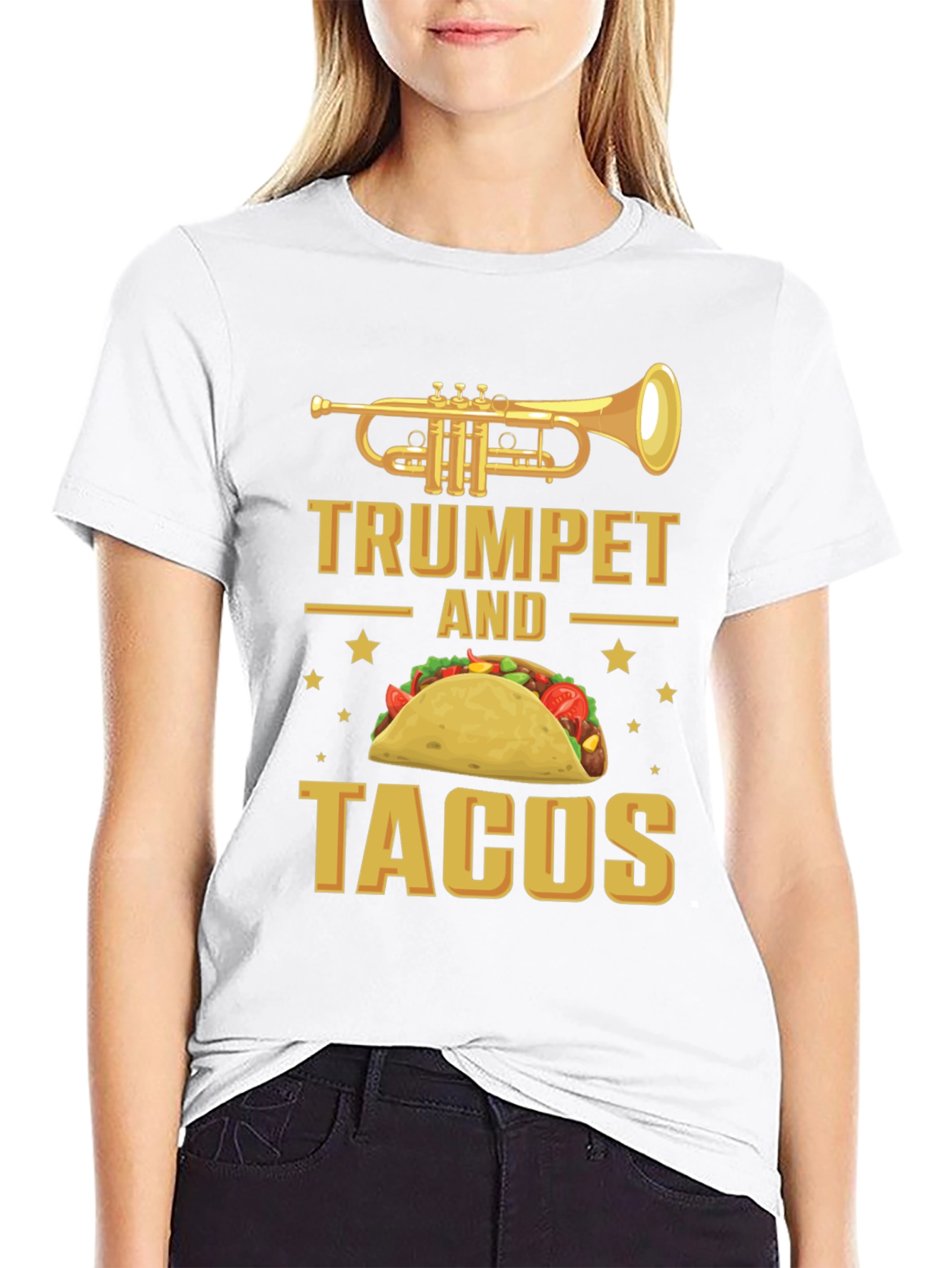 Trumpet and Tacos Graphic Tee