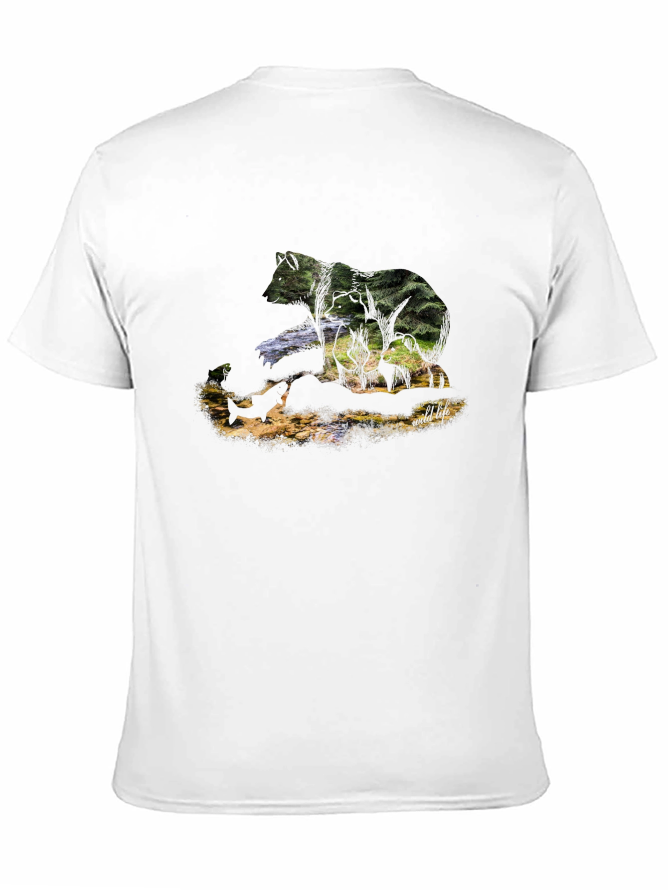 Wildlife Bear Graphic T-Shirt