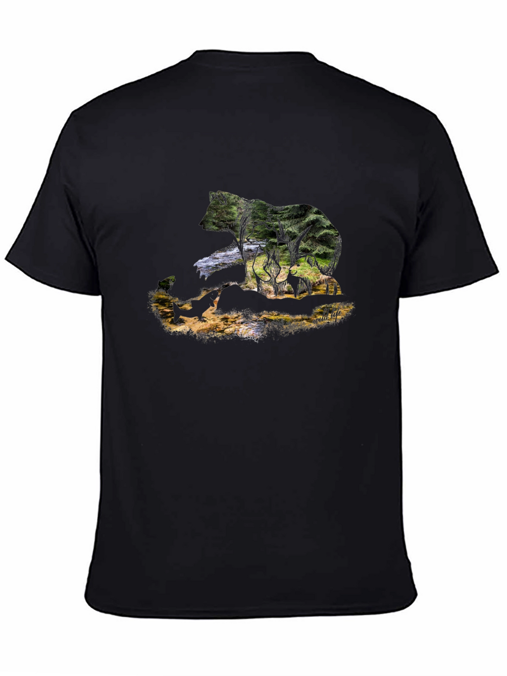 Wildlife Bear Graphic T-Shirt