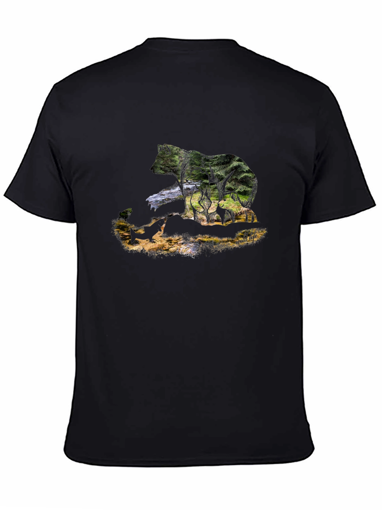 Wildlife Bear Graphic T-Shirt