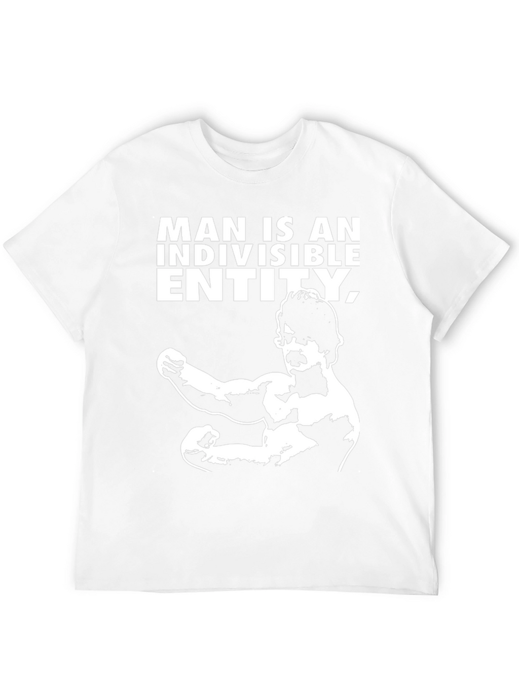 Man Is An Indivisible Entity Black T-Shirt