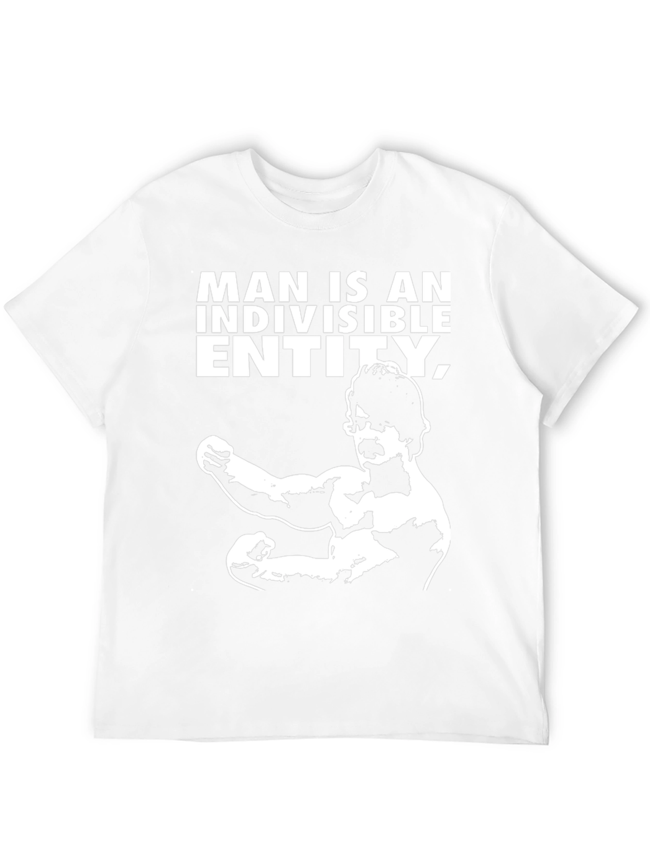 Man Is An Indivisible Entity Black T-Shirt
