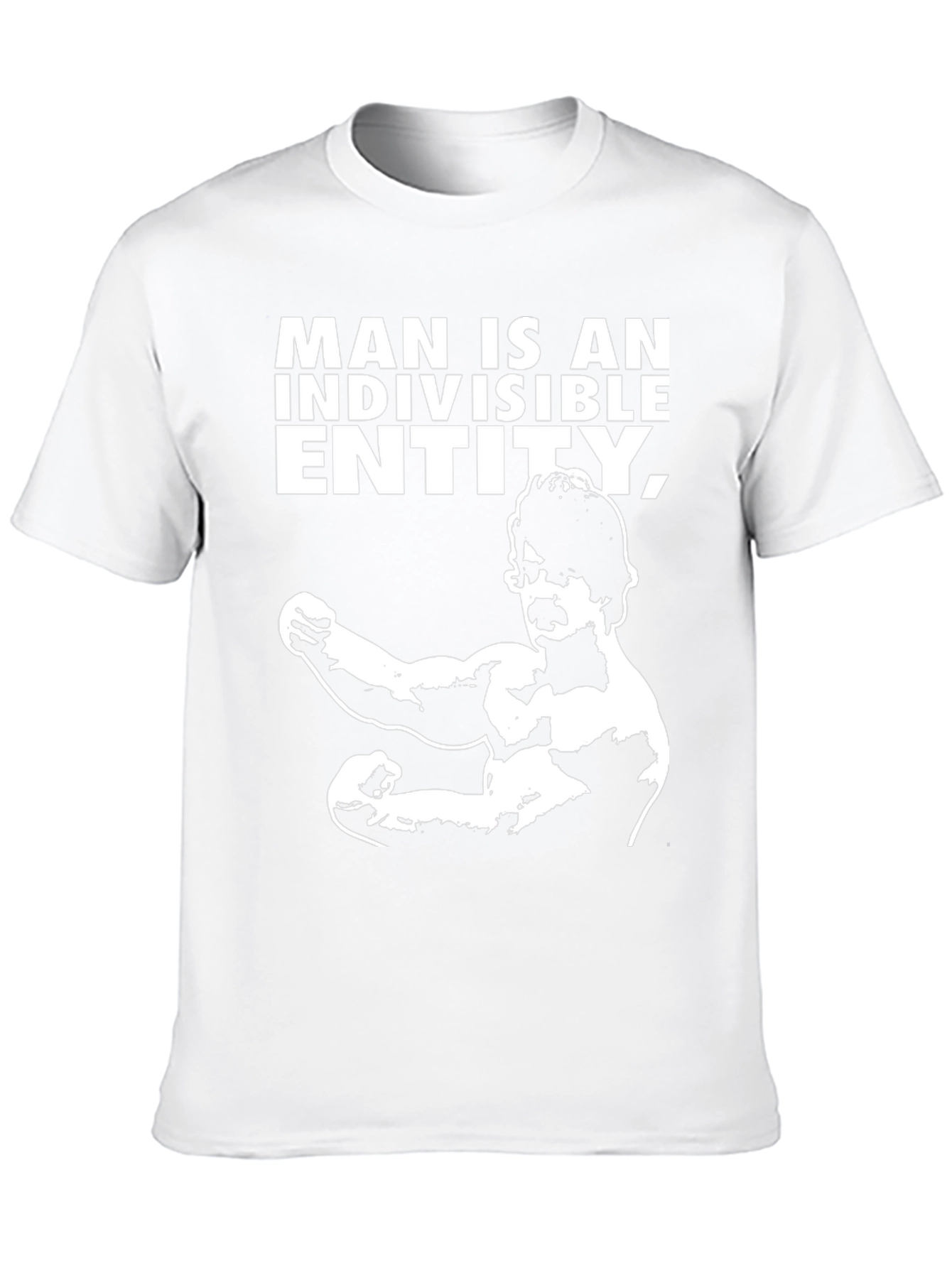 Man Is An Indivisible Entity Black T-Shirt