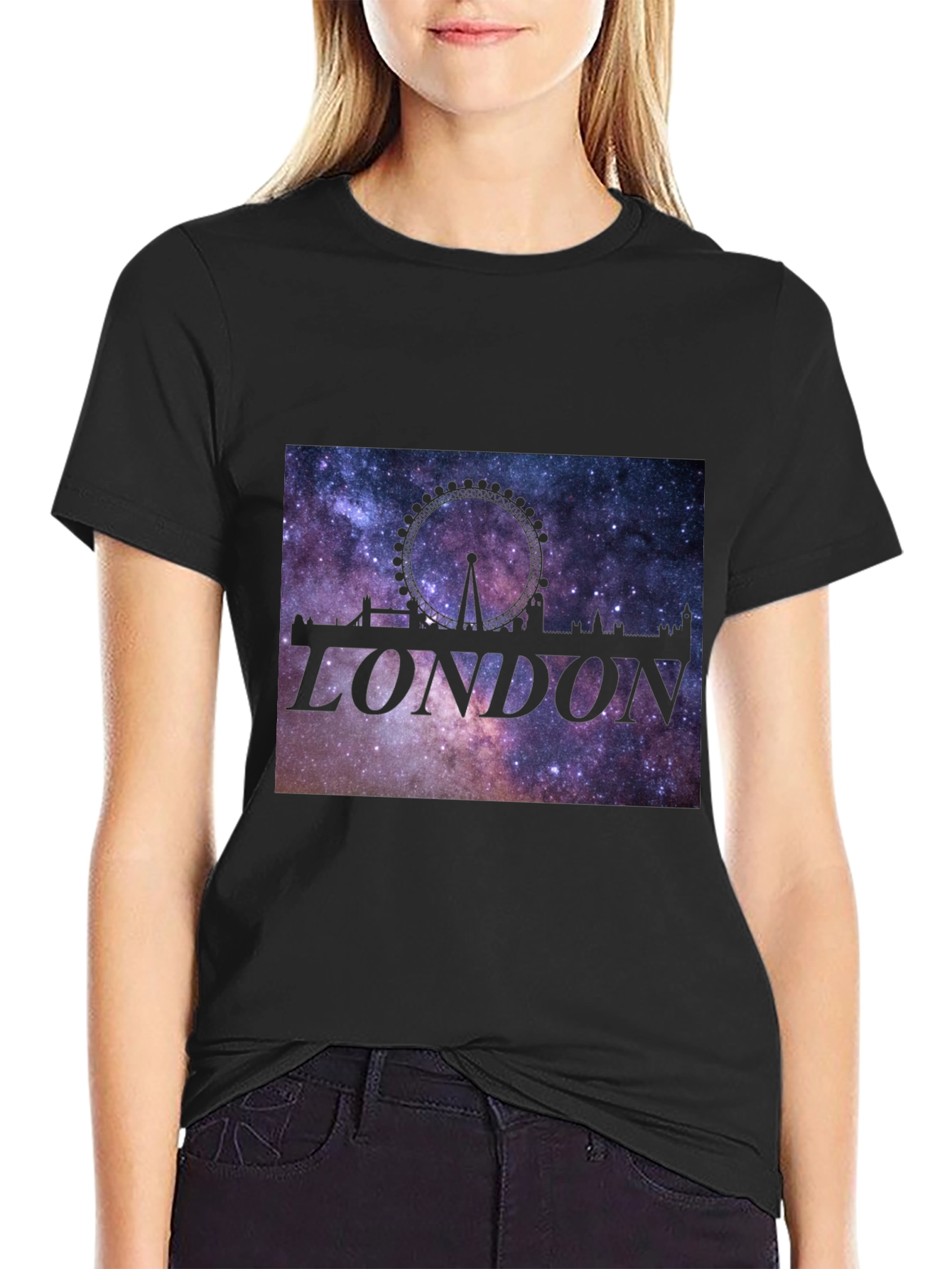 London Skyline Galaxy T-Shirt