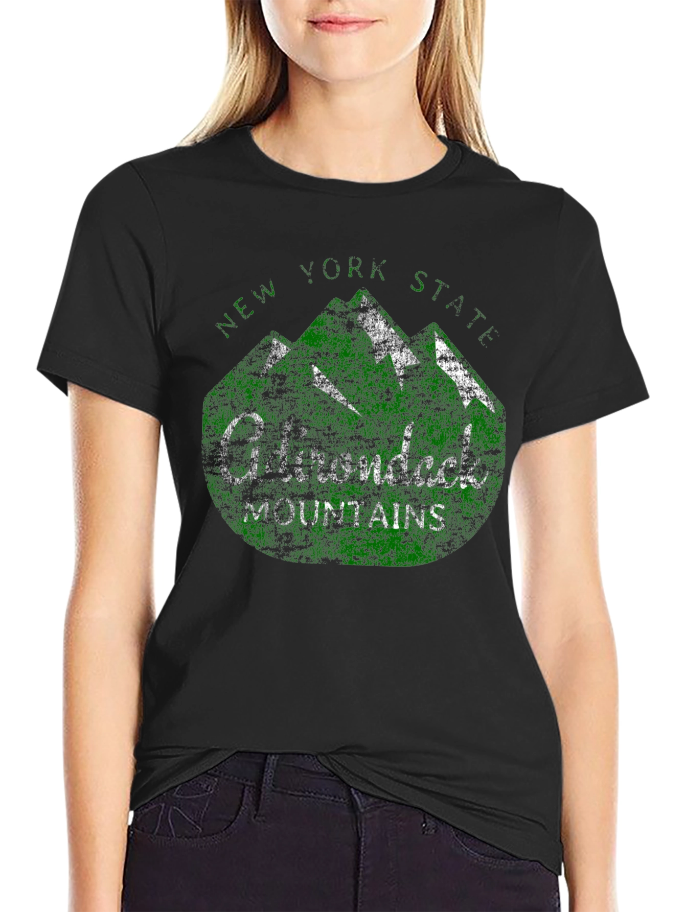 Adirondack Mountains New York State Graphic T-Shirt