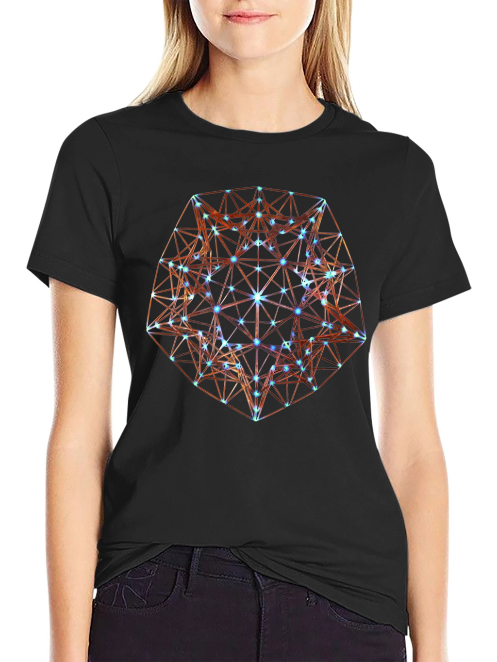 Geometric Starburst T-Shirt - Stylish Graphic Tee