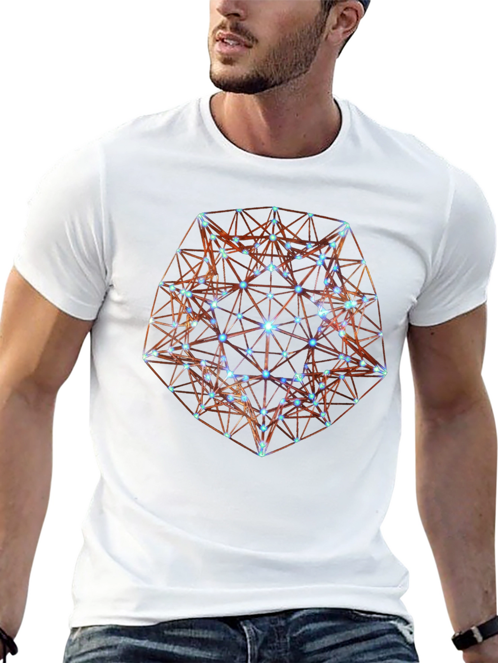 Geometric Starburst T-Shirt - Stylish Graphic Tee