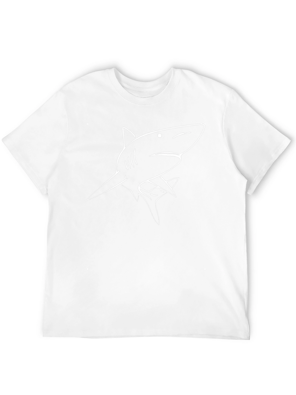 Shark Graphic Tee - Black Casual T-Shirt