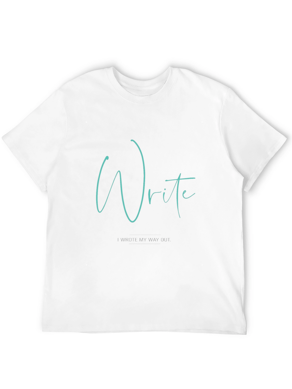 Write My Way Out Black Graphic Tee